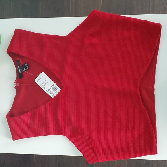 Red Crop Top - Picture 1 of 2